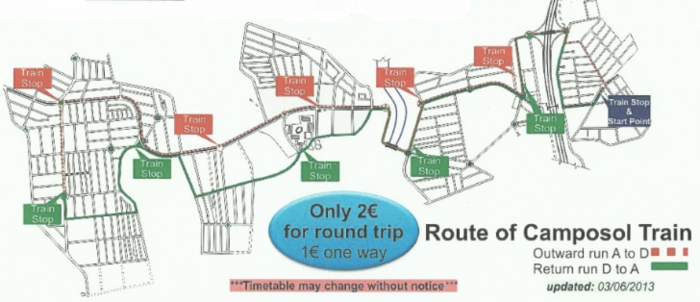 ! Murcia Today - Camposol Bus Timetable Summer 2013