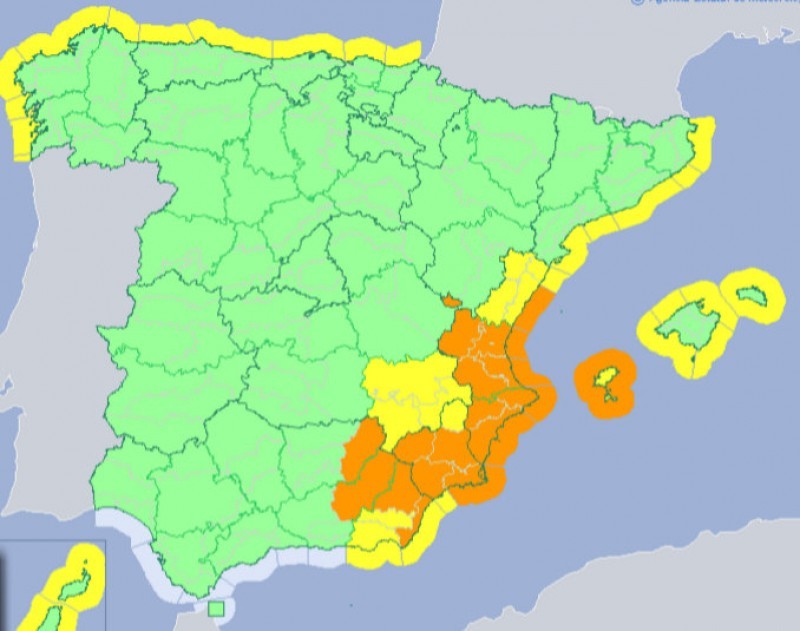 Murcia Today Weather Warning Murcia On Orange Alert For A Weekend