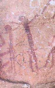 Prehistoric rock art in the Abrigo del Pozo in Calasparra