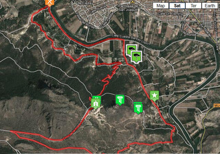 Walking Routes Cieza, the PR MU-11, to Medina Siyasa