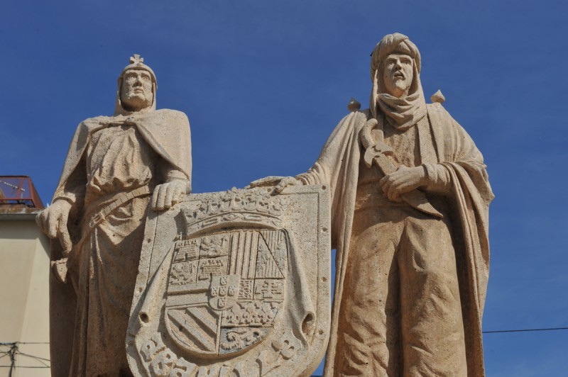 The monument to the Moors and the Christians in Abanilla