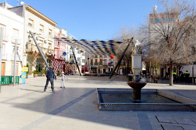Plaza de la Corredera in Calasparra
