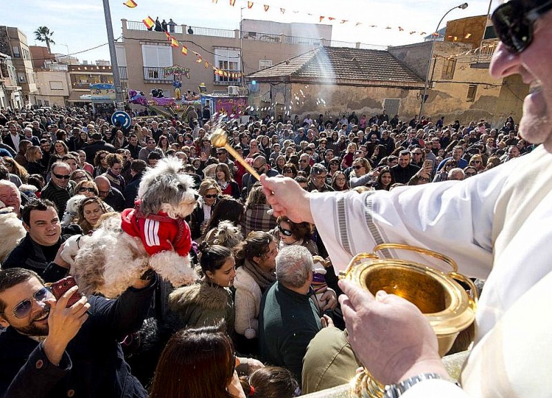 San Antón in the Murcia Region on 17th January