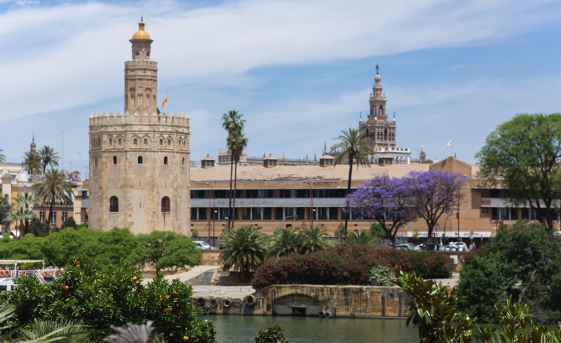 <span style='color:#780948'>ARCHIVED</span> - Happy 800th birthday to the emblematic Torre del Oro in Seville