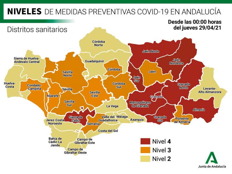 <span style='color:#780948'>ARCHIVED</span> - 94 towns and villages in Andalusia remain confined as free movement between provinces begins