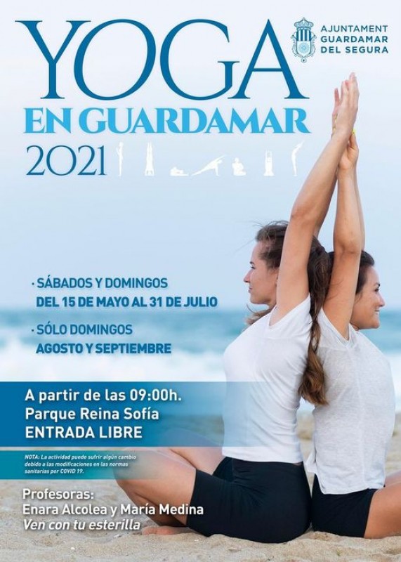 <span style='color:#780948'>ARCHIVED</span> - Free yoga classes in Guardamar del Segura
