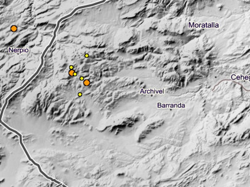 <span style='color:#780948'>ARCHIVED</span> - Seven minor earthquakes in under 36 hours in north-west Murcia