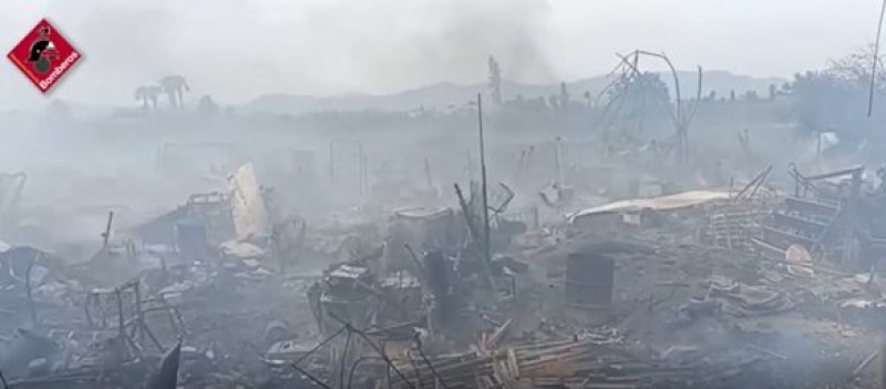 <span style='color:#780948'>ARCHIVED</span> - Family home completely gutted by fire in Catral on the Cost Blanca
