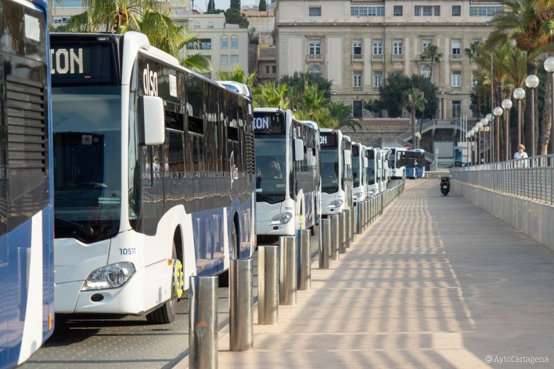 <span style='color:#780948'>ARCHIVED</span> - Cartagena replaces a fifth of its buses with new vehicles