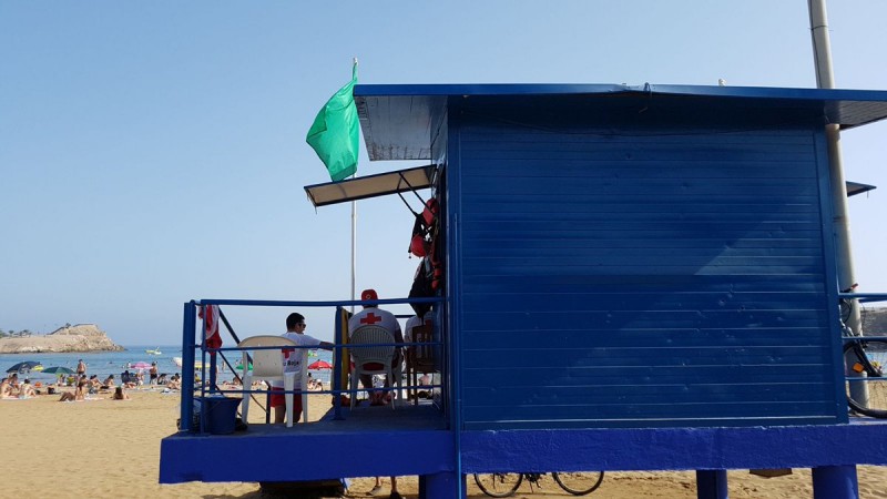 <span style='color:#780948'>ARCHIVED</span> - All beaches in Murcia region flying green flags today including Playa Puerto in Mazarron