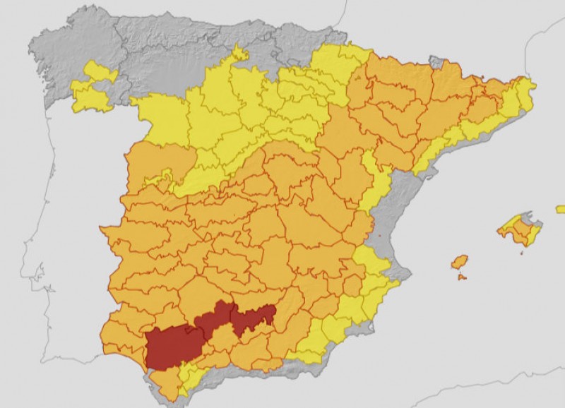 <span style='color:#780948'>ARCHIVED</span> - Highs of 46 degrees expected as Spain prepares for weekend heatwave