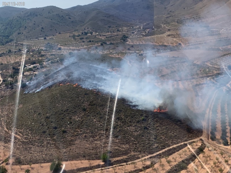 <span style='color:#780948'>ARCHIVED</span> - Forest fire in Mazarron destroys 2.3 hectares of land