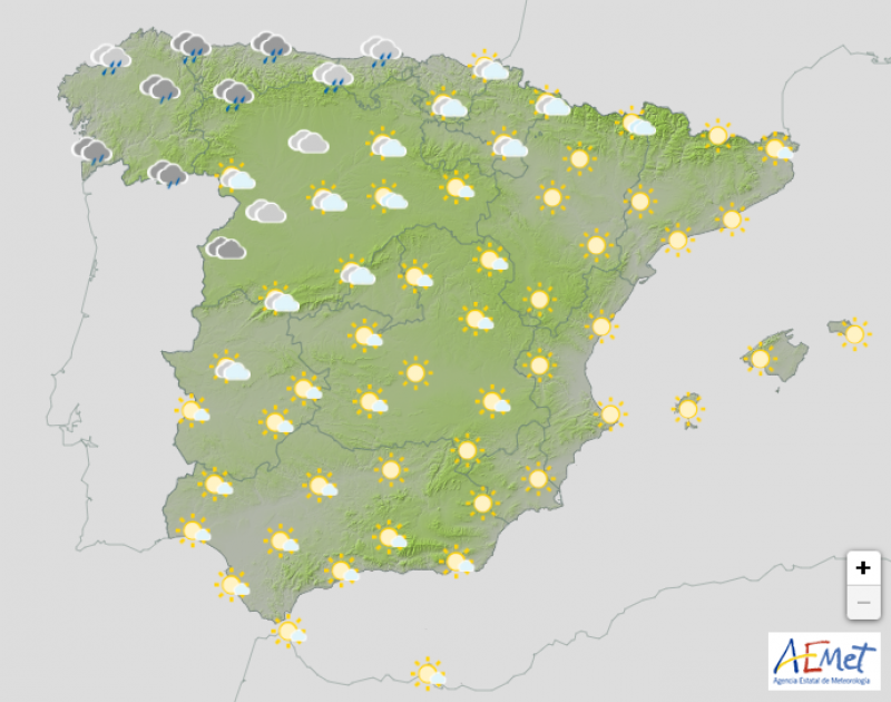 <span style='color:#780948'>ARCHIVED</span> - Record-breaking temperatures expected across Spain: Weather forecast February 15-18