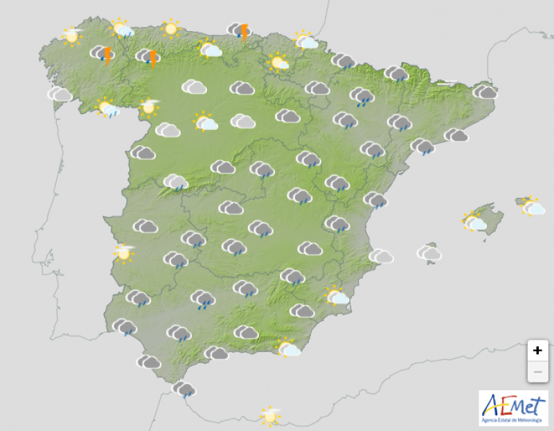 <span style='color:#780948'>ARCHIVED</span> - Storm Celia approaches Spain: weekend weather outlook March 11-13