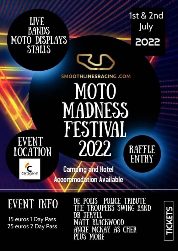 <span style='color:#780948'>ARCHIVED</span> - Moto Madness Festival Cartagena: July 1-2