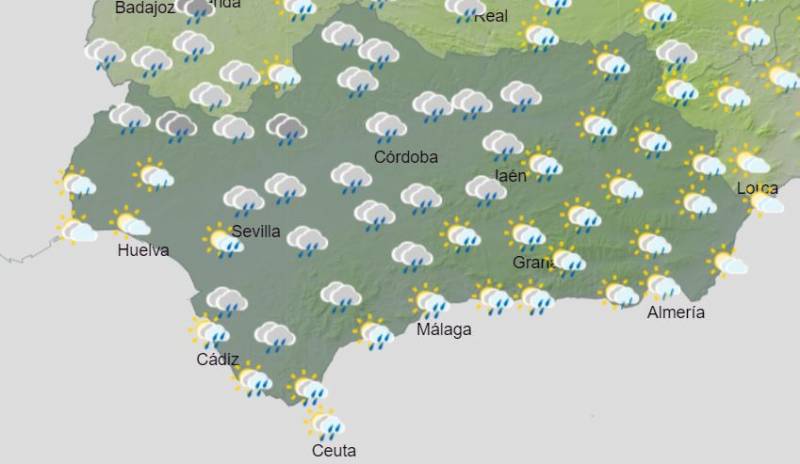 <span style='color:#780948'>ARCHIVED</span> - Bursts of rain to spoil the sunshine: Andalusia weather forecast April 18-24