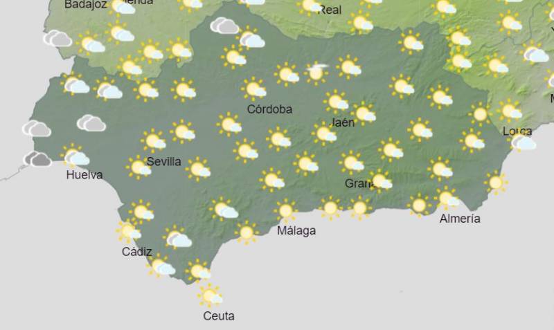 <span style='color:#780948'>ARCHIVED</span> - Bursts of rain to spoil the sunshine: Andalusia weather forecast April 18-24