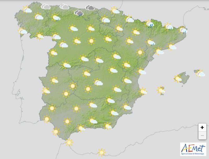 <span style='color:#780948'>ARCHIVED</span> - Sunny skies and rising temperatures for May long weekend: Spain weather April 29-May 1