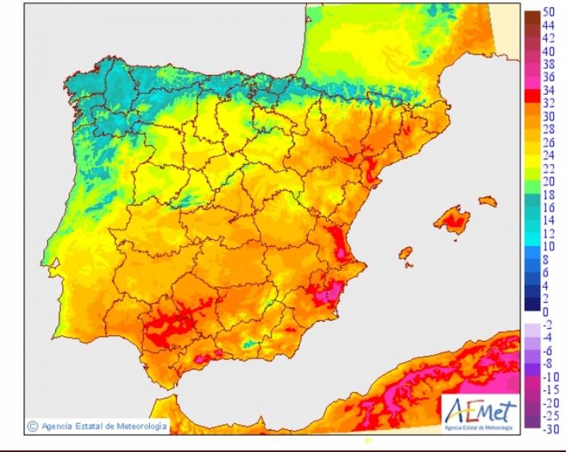 <span style='color:#780948'>ARCHIVED</span> - Sizzling temperatures to subside with possible storms: Spain weather May 23-26