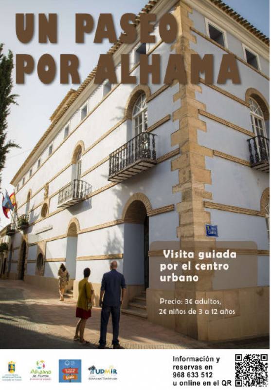 <span style='color:#780948'>ARCHIVED</span> - August 18 Guided tour in Spanish of the town centre of Alhama de Murcia