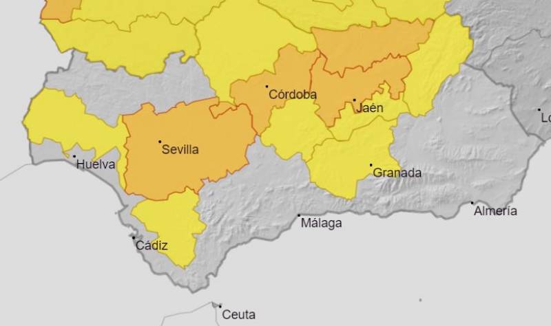 <span style='color:#780948'>ARCHIVED</span> - Extreme highs of 45 degrees in Andalusia, Spain for the second week running: Weather forecast July 18-24