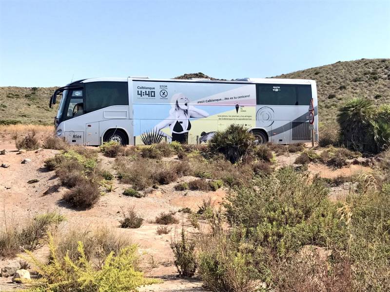 <span style='color:#780948'>ARCHIVED</span> - Calblanque beaches bus schedule and prices summer 2022