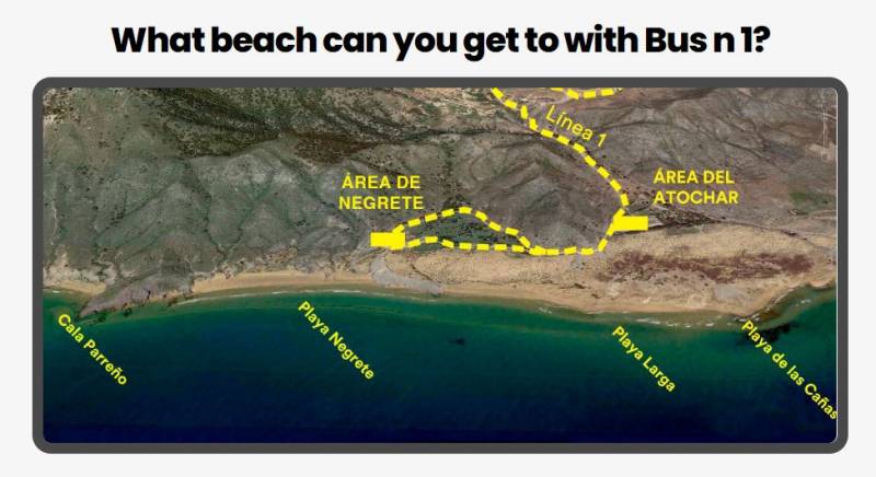 <span style='color:#780948'>ARCHIVED</span> - Calblanque beaches bus schedule and prices summer 2022