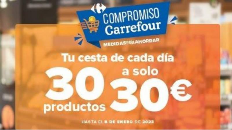 <span style='color:#780948'>ARCHIVED</span> - 30 items for 30 euros: Carrefour launches mega money-saving deal in Spain