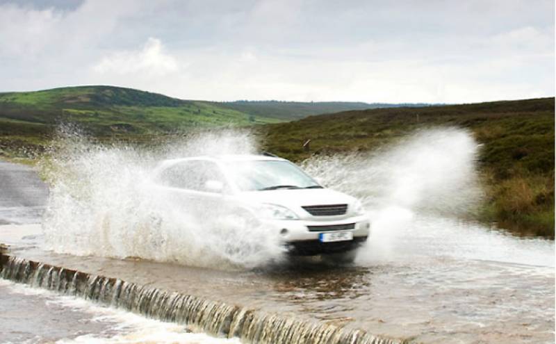 How to drive safely through flood water in Spain