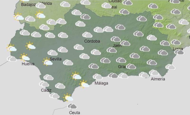 <span style='color:#780948'>ARCHIVED</span> - Rain in the east and 34 degrees in the west all week: Andalusia weather forecast Oct 3-9