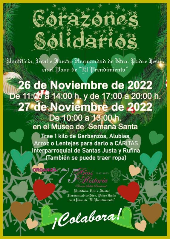 <span style='color:#780948'>ARCHIVED</span> - November 26 and 27: Orihuela food drive to help families in need