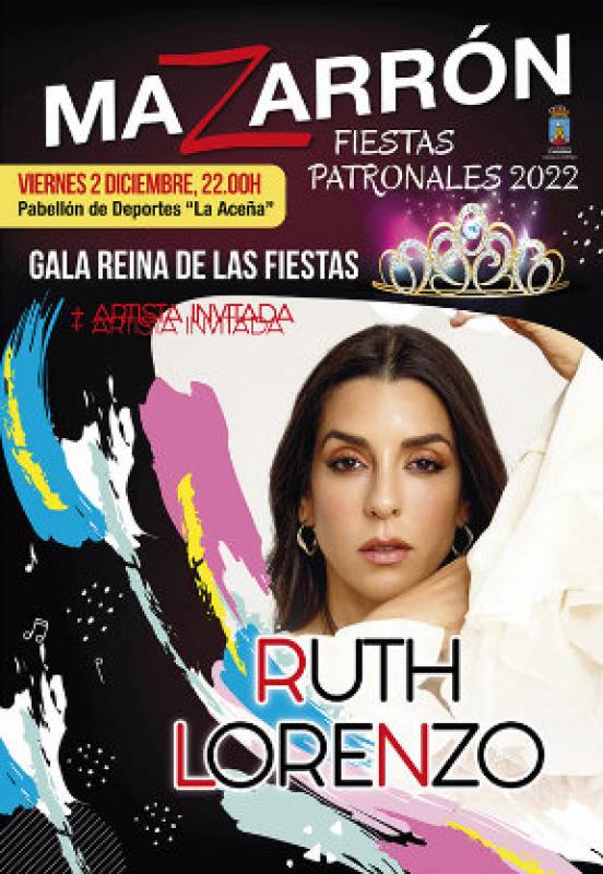 <span style='color:#780948'>ARCHIVED</span> - December 2 Opening gala of the Mazarron Fiestas Patronales features Eurovision contestant Ruth Lorenzo