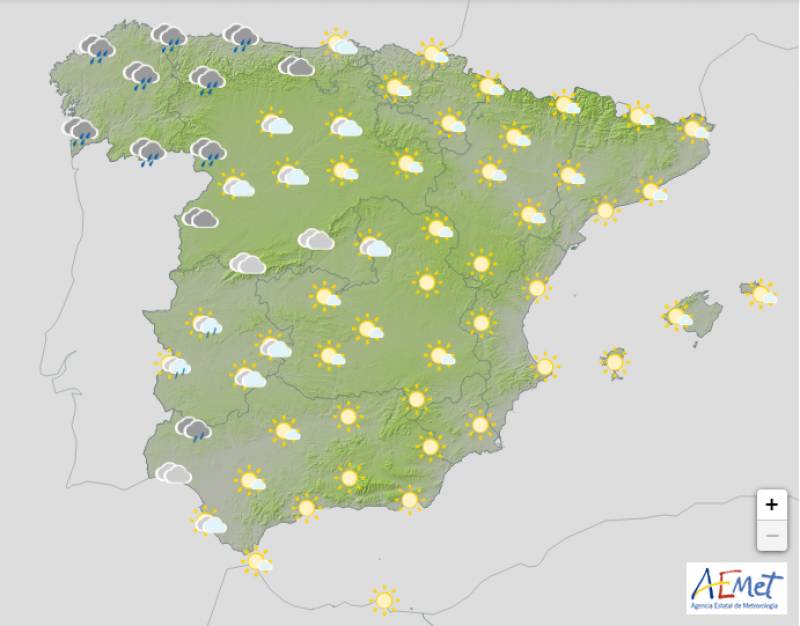 <span style='color:#780948'>ARCHIVED</span> - Plenty of Christmas sunshine and temperatures in the 20s: Spain forecast Dec 23-26