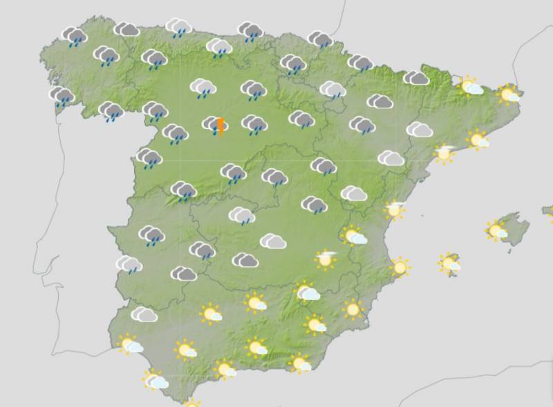 <span style='color:#780948'>ARCHIVED</span> - Rain in northern Spain and 20 degrees in the south: weather forecast Dec 26-29
