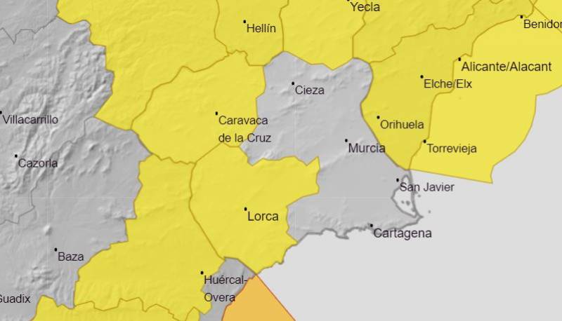 <span style='color:#780948'>ARCHIVED</span> - Gale force 7 winds in Murcia, but not a drop of rain: weather forecast January 16-22