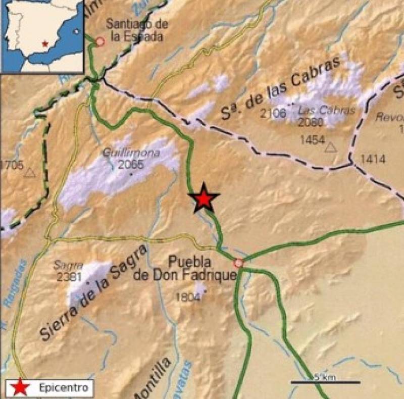 <span style='color:#780948'>ARCHIVED</span> - 3.6 magnitude earthquake strikes the north of Granada, the 3rd in a week