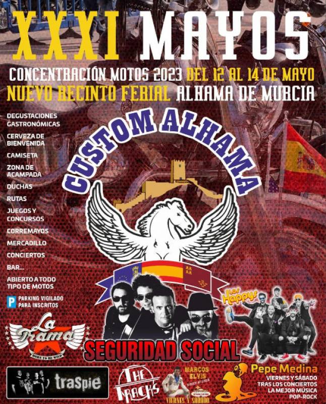 <span style='color:#780948'>ARCHIVED</span> - May 12 to 14 Annual Mayos Custom bikers weekend in Alhama de Murcia