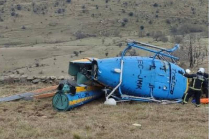 <span style='color:#780948'>ARCHIVED</span> - Pilot of DGT helicopter crashed in Madrid arrested after testing positive for drugs