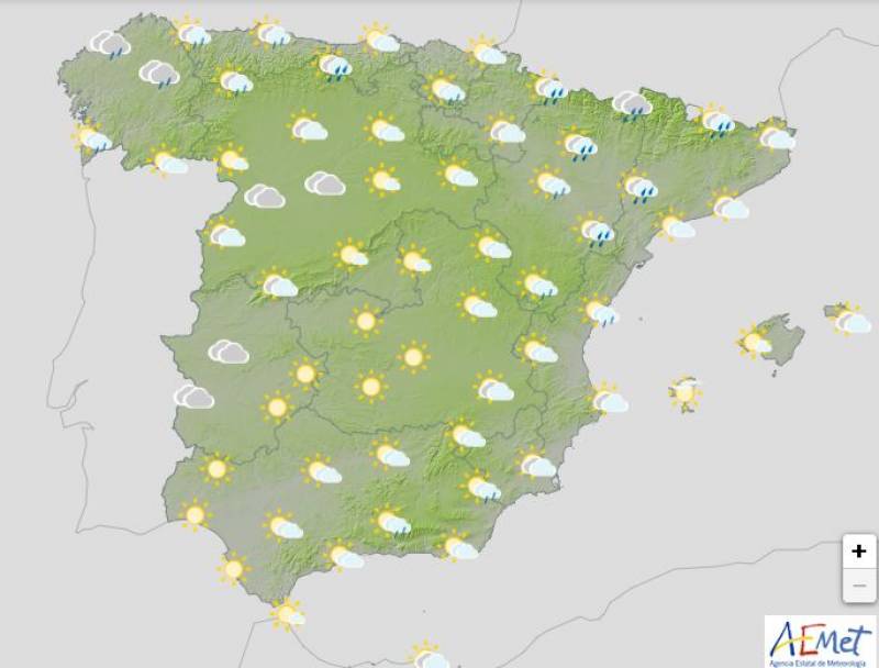<span style='color:#780948'>ARCHIVED</span> - Temperatures soar before the rains finally hit: Spain weather forecast Apr 20-23