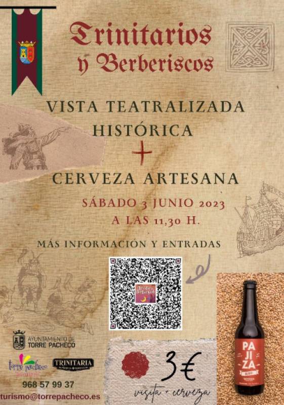 June 3 Dramatized visit showing the history of the Fiestas Trinitario Berberiscas in Torre Pacheco