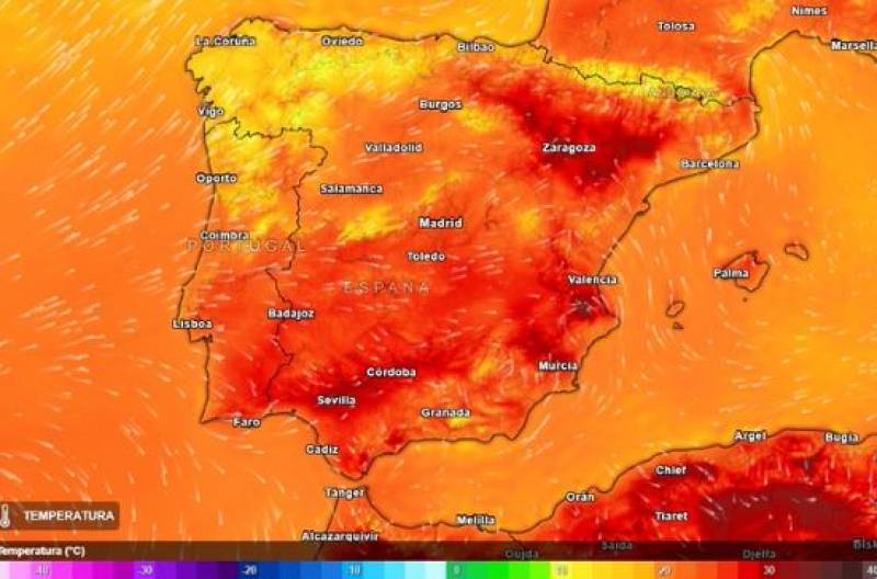 A game of two halves with scorching temperatures and storms: Spain weather May 4-7