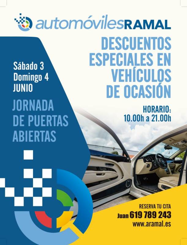 June 3 and 4 Open days at Automoviles Ramal car dealership