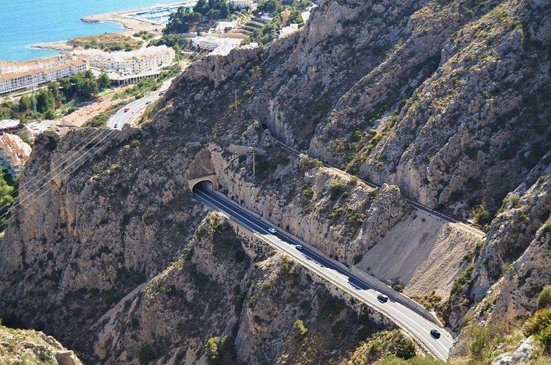 N-332 between Altea and Calpe reopens to traffic
