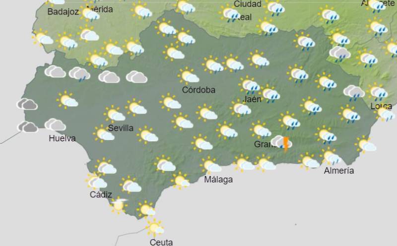 Rain in the east and dry in the west: Andalusia weather forecast May 29-June 4