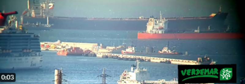 Ticking time bomb: Gibraltar activists protest the arrival of British nuclear submarine