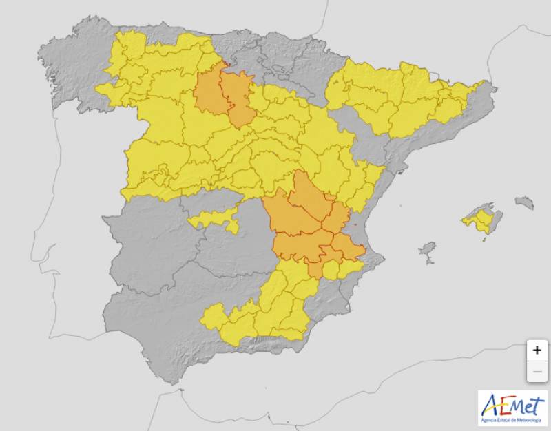 Storm Oscar puts almost 30 provinces on alert: Spain forecast June 5-8