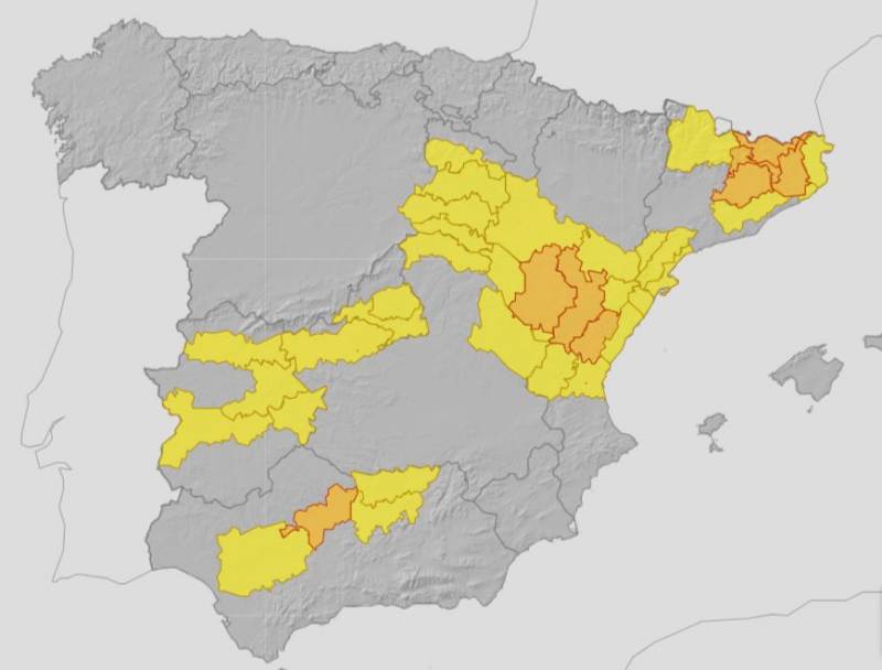 From hail and thunderstorms to intense heat: Spain weather forecast July 3-6
