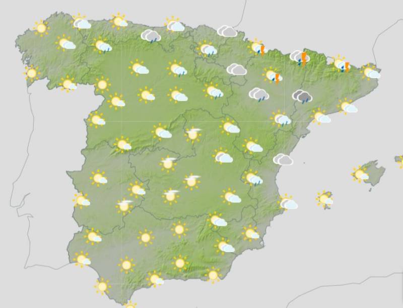 From hail and thunderstorms to intense heat: Spain weather forecast July 3-6