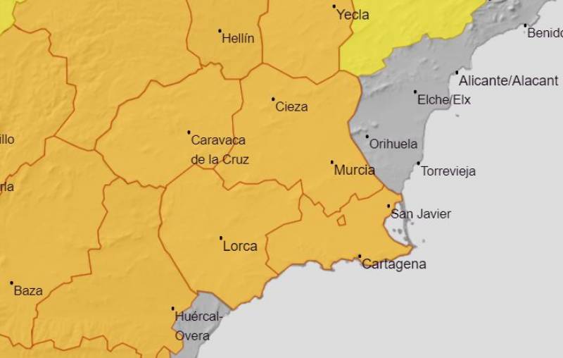 Murcia could reach 46 degrees this week: Weather forecast July 10-16