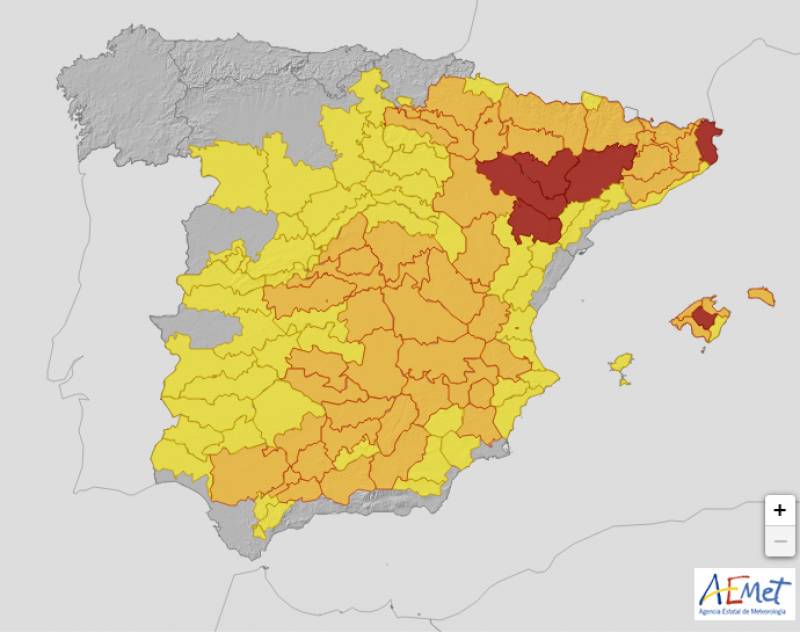 The Iberian oven is cranked up: Spain weather forecast July 17-20